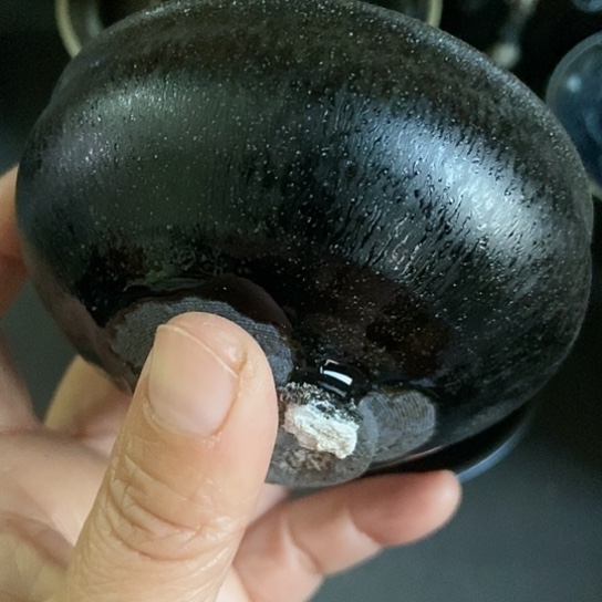 茶盏99 建窑建盏微瑕磨底