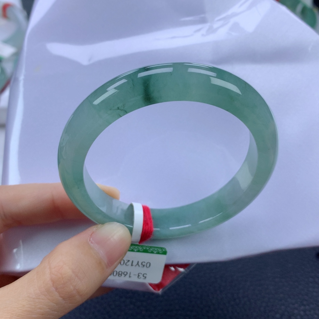 翡翠手镯未镶嵌53.6正