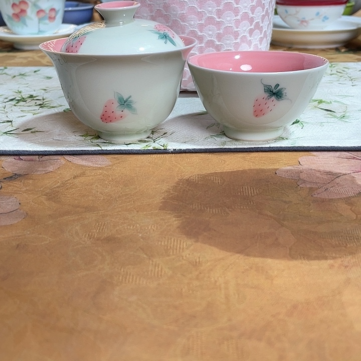 【闪购商品】莓烦恼盖碗➕杯➕粉包哈哈