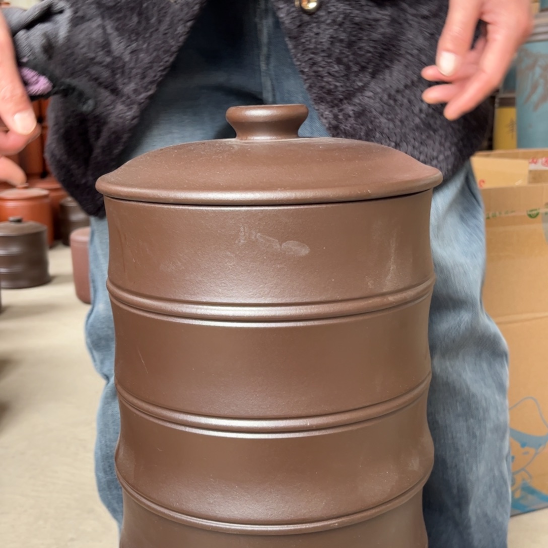 茶叶罐紫砂8 饼茶叶罐