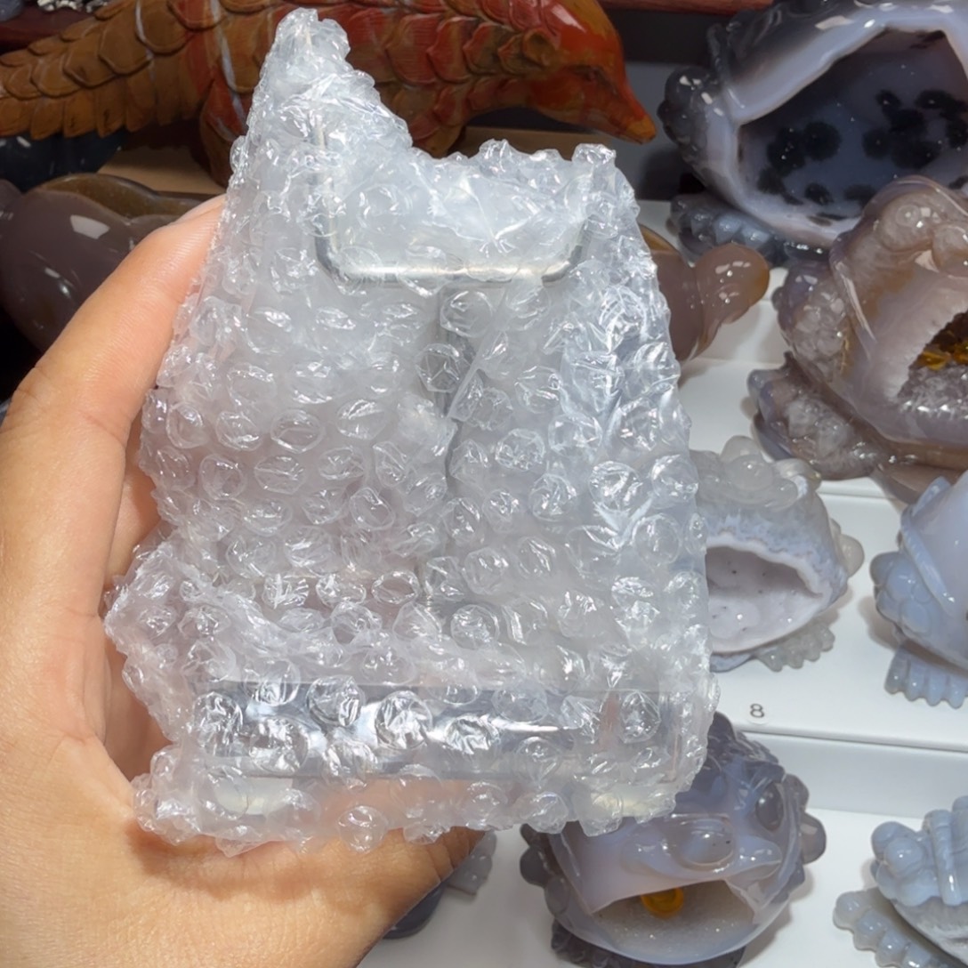 猪***享玛瑙/玉髓未镶嵌挂件