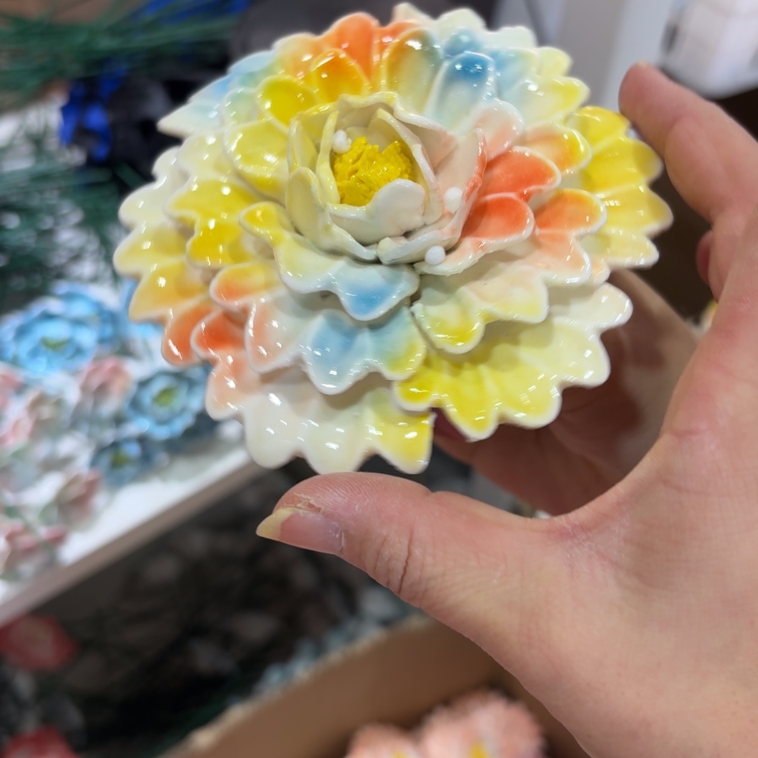 陶瓷花拍满20元爱退款拉黑