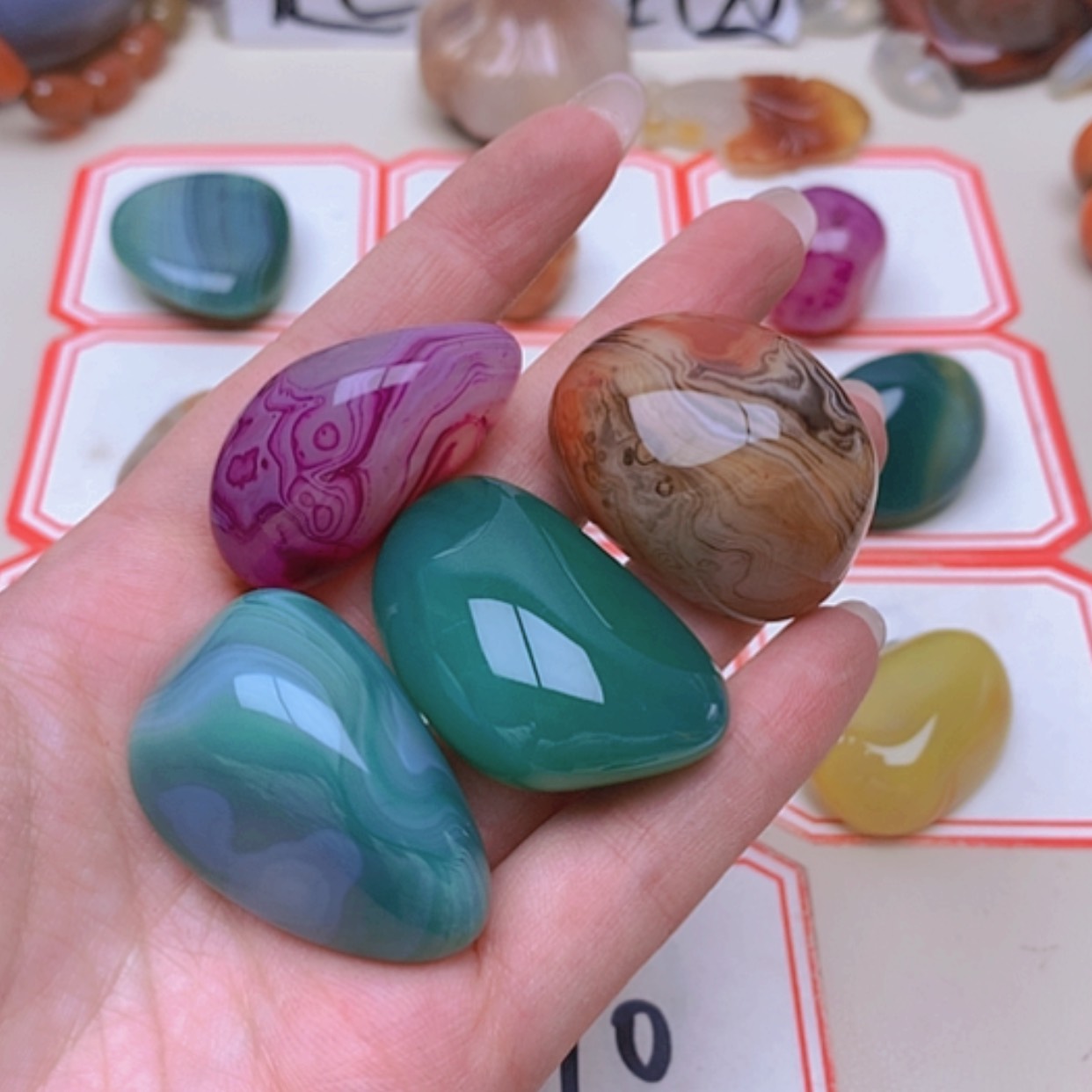 【闪购商品】未镶嵌玛瑙/玉髓珠宝半成品流***溪