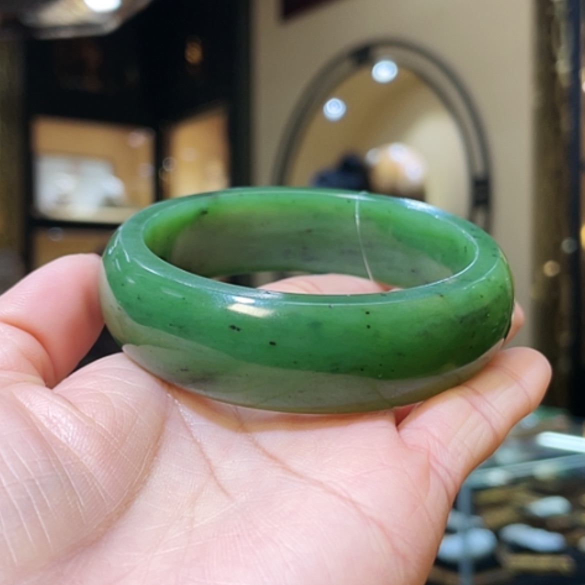 【闪购商品】和田玉手镯未镶嵌60.5#87g