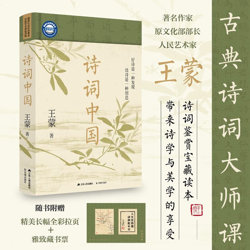 诗词中国王蒙江苏人民出版社新华书店正版