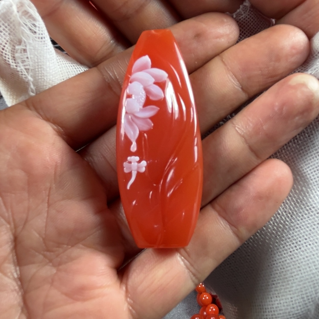 南红玛瑙手链未镶嵌猎*