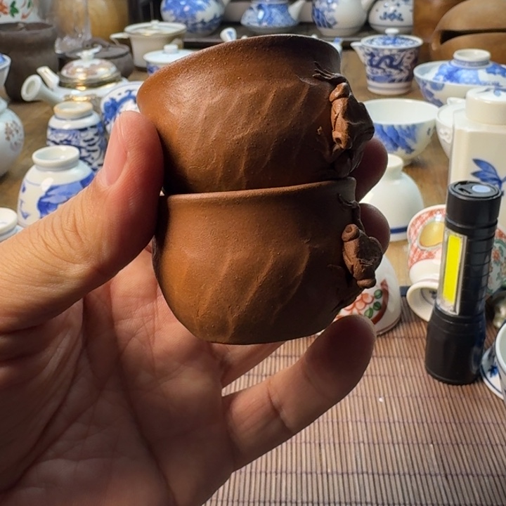 康****瓷片青花瓷器杯子茶具