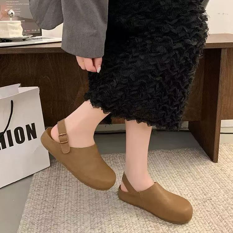 新款气质休闲百搭女士休闲半拖鞋A/AME/07-107