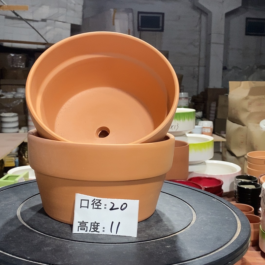 红陶盆-口20×11-2个