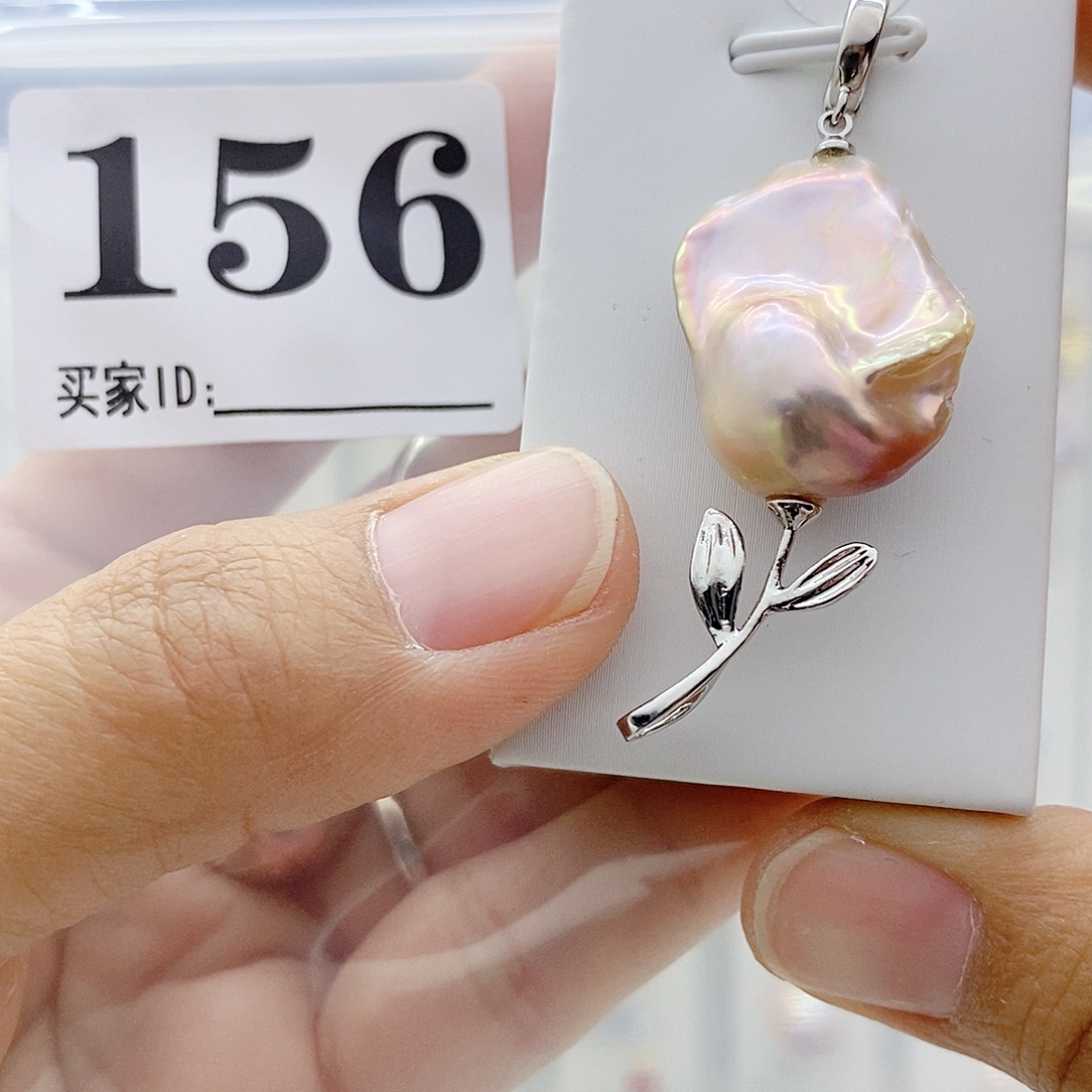 颈饰钛钢淡水珍珠