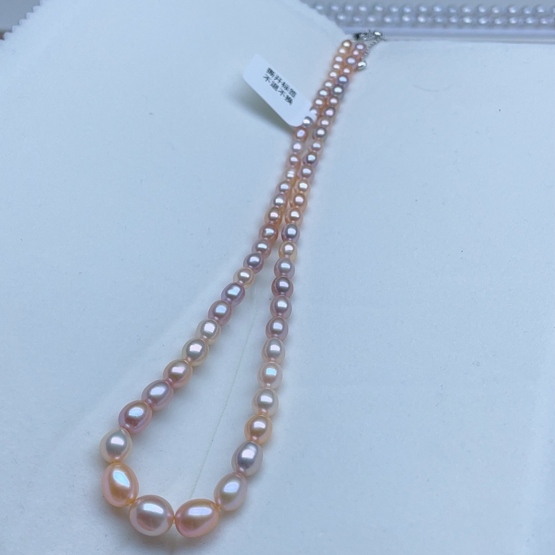 淡水珍珠颈饰银S925镶嵌