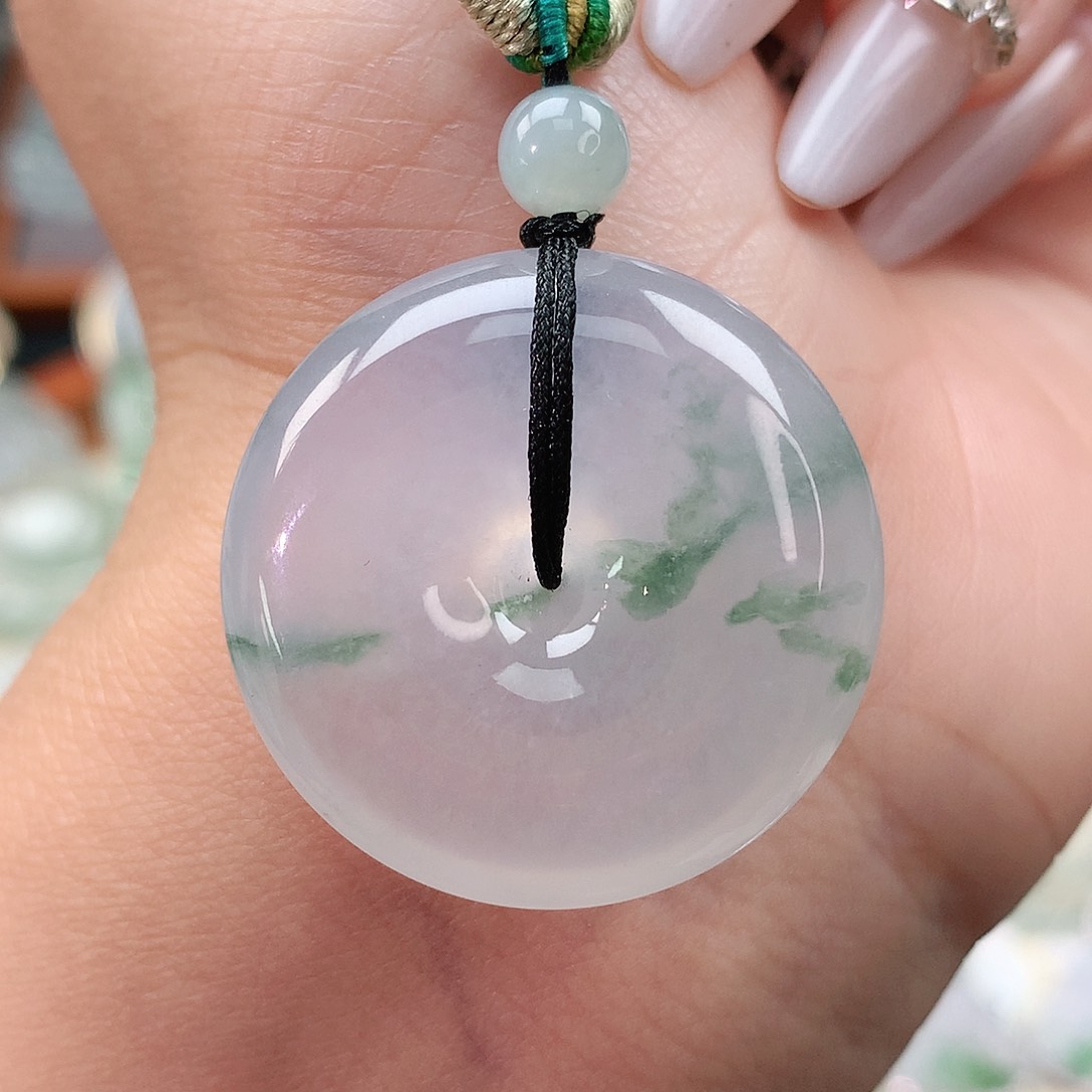 颈饰未镶嵌翡翠扣