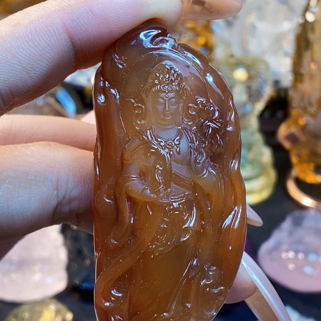 水晶颈饰未镶嵌吊坠