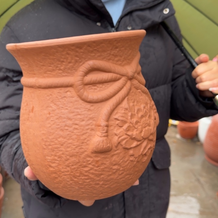 花盆紫砂口18高20