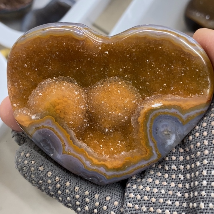 紫晶珠宝半成品未镶嵌