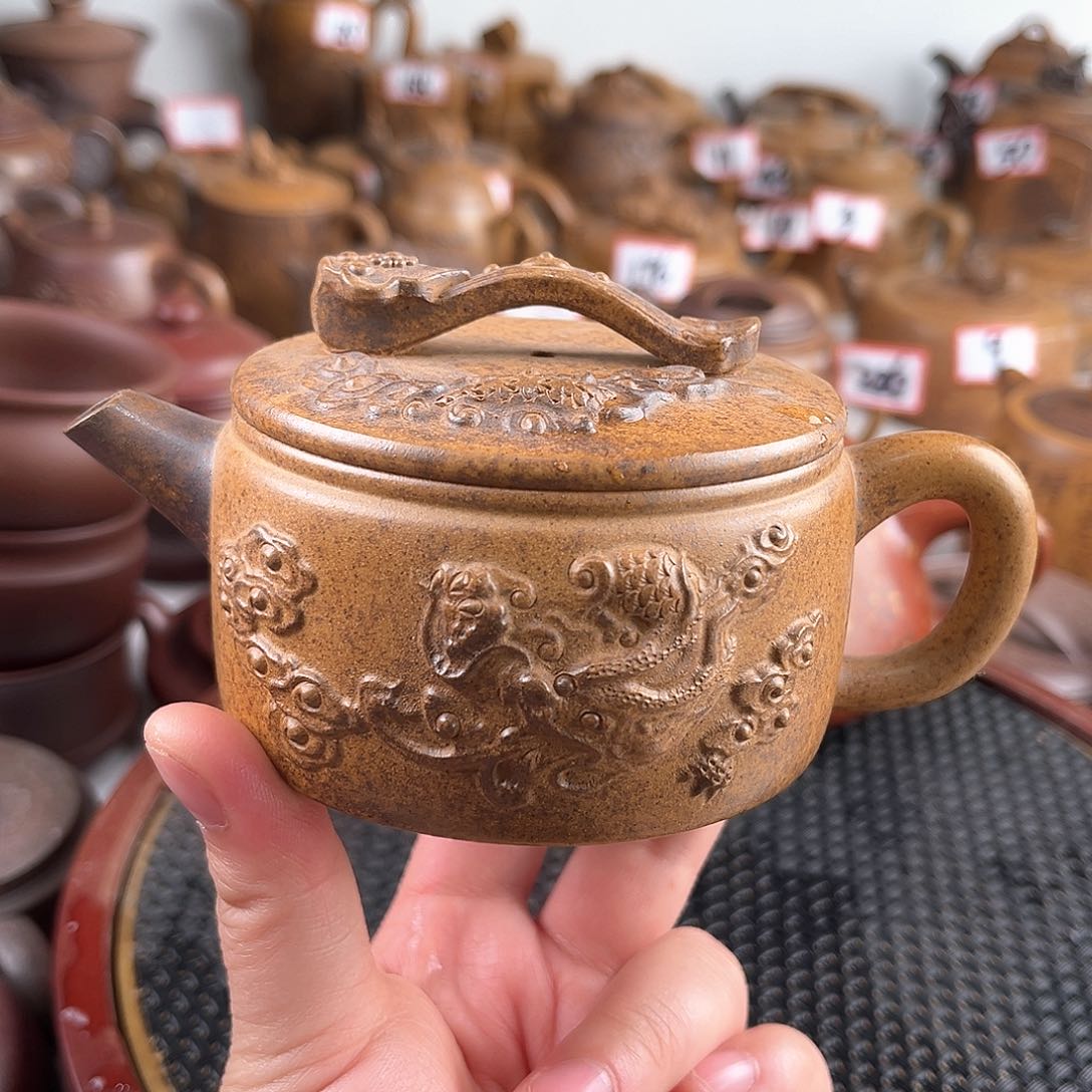 紫泥茶壶宜兴紫砂