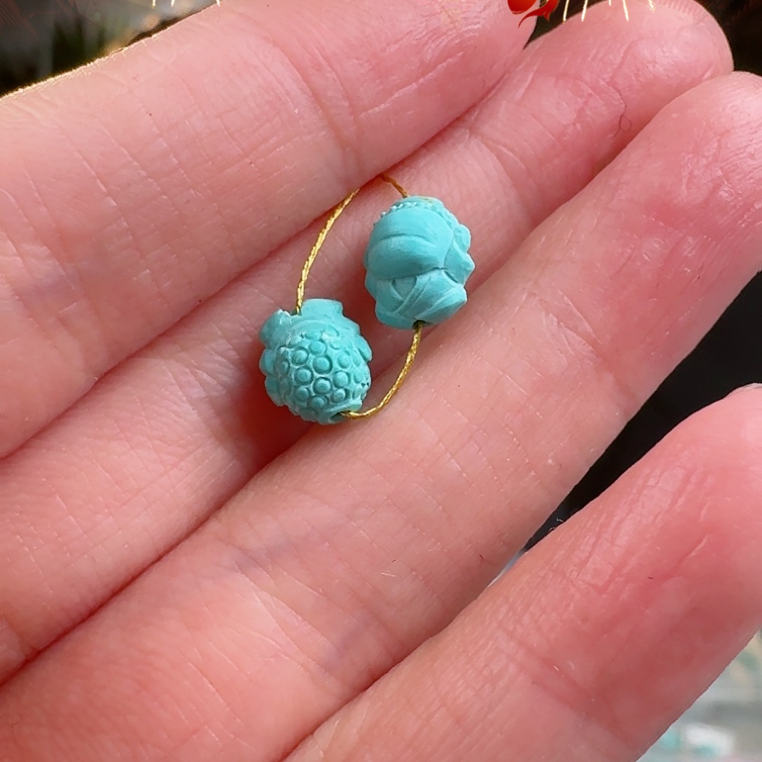 绿松石珠宝奇石未镶嵌