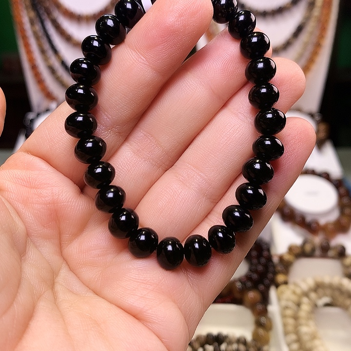 琥珀未镶嵌裸石翳珀满天星8+301