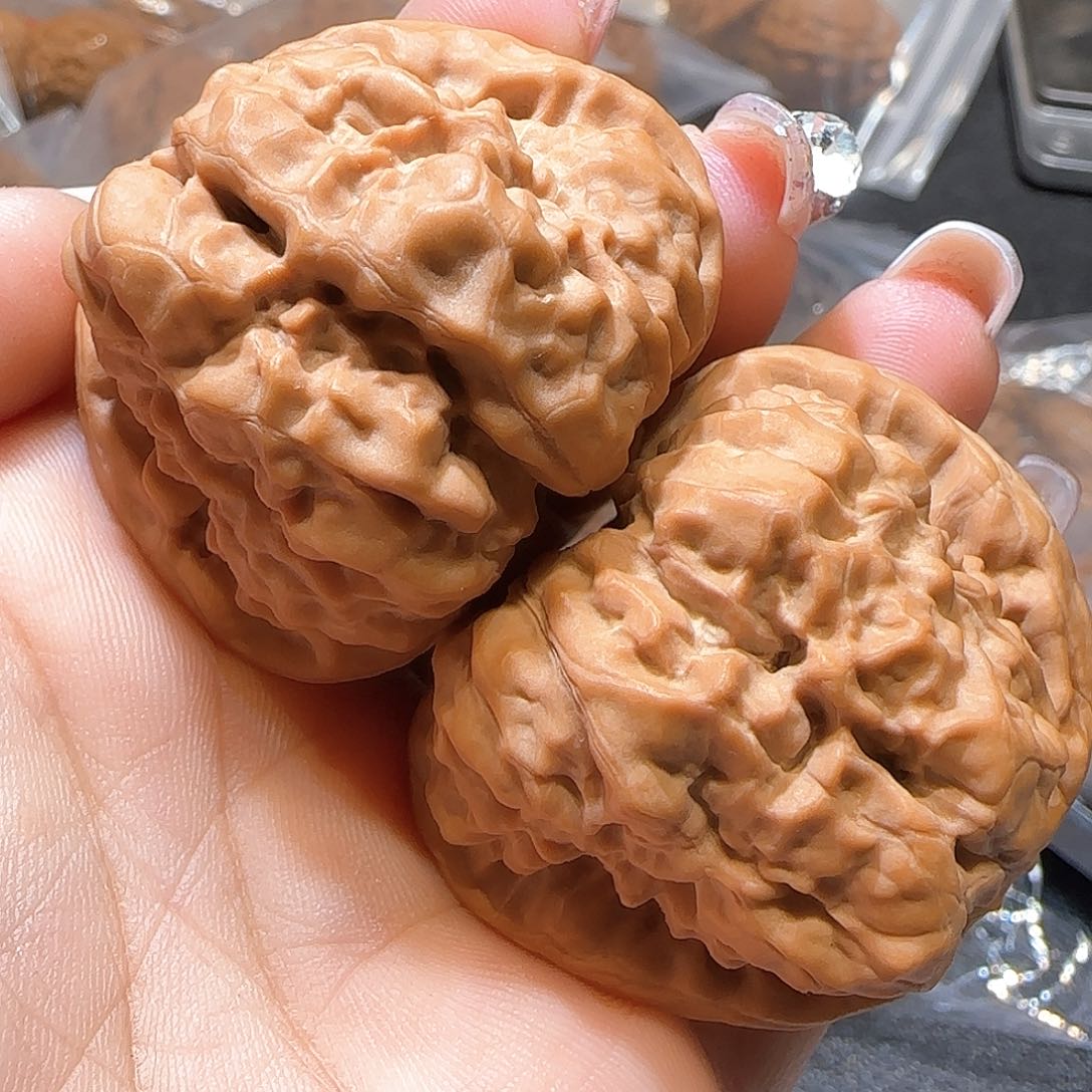 文玩核桃吊坠43红糖蛙蛙