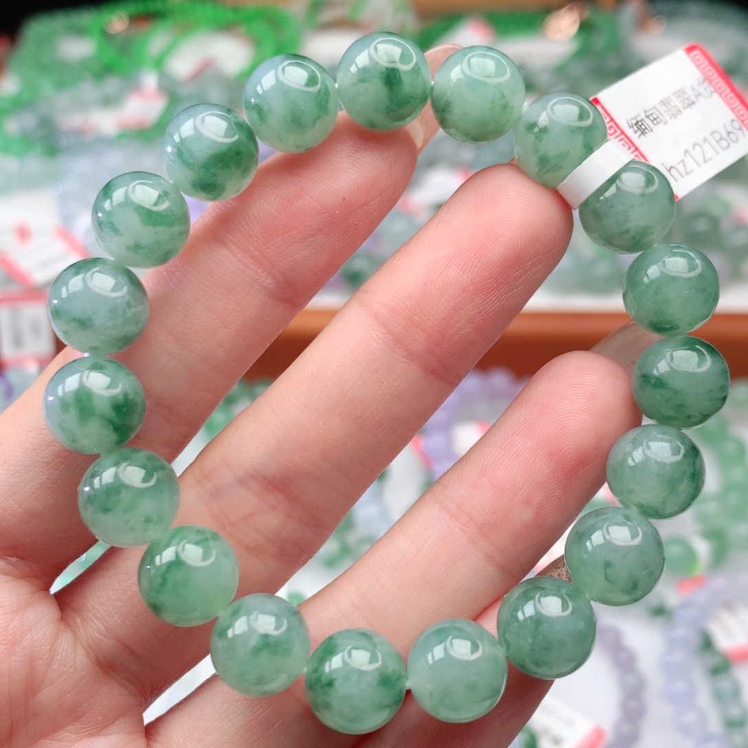 翡翠手链未镶嵌翡翠10mm