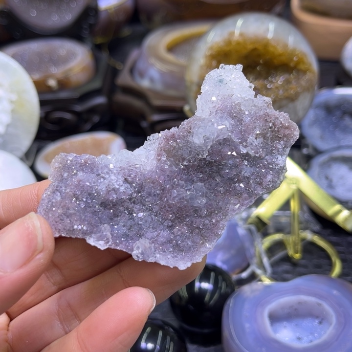 水晶未镶嵌珠宝半成品