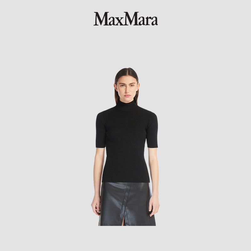 MaxMara 高领短袖针织衫6366074806
