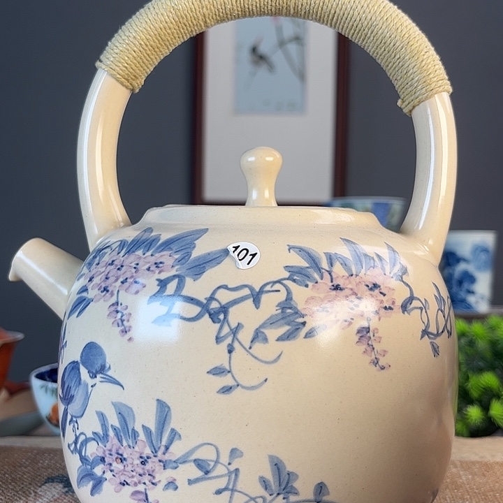 摆件景德柴烧茶杯多人