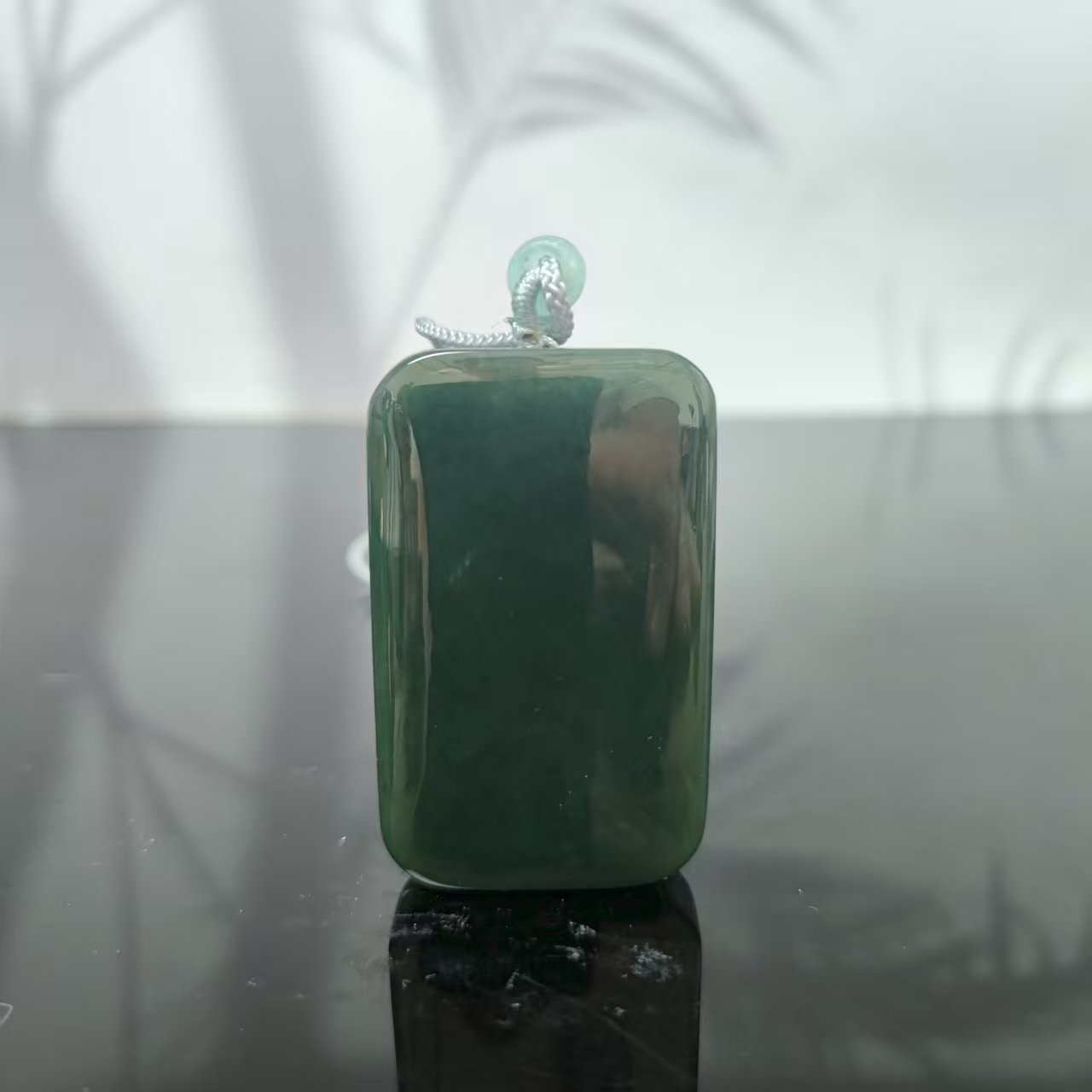 Z和田玉无事牌吊坠1849