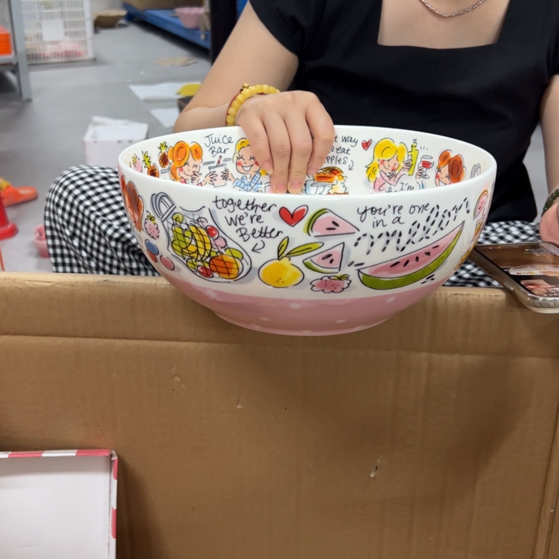 老姊妹家瓷器好漂亮26粉色波点