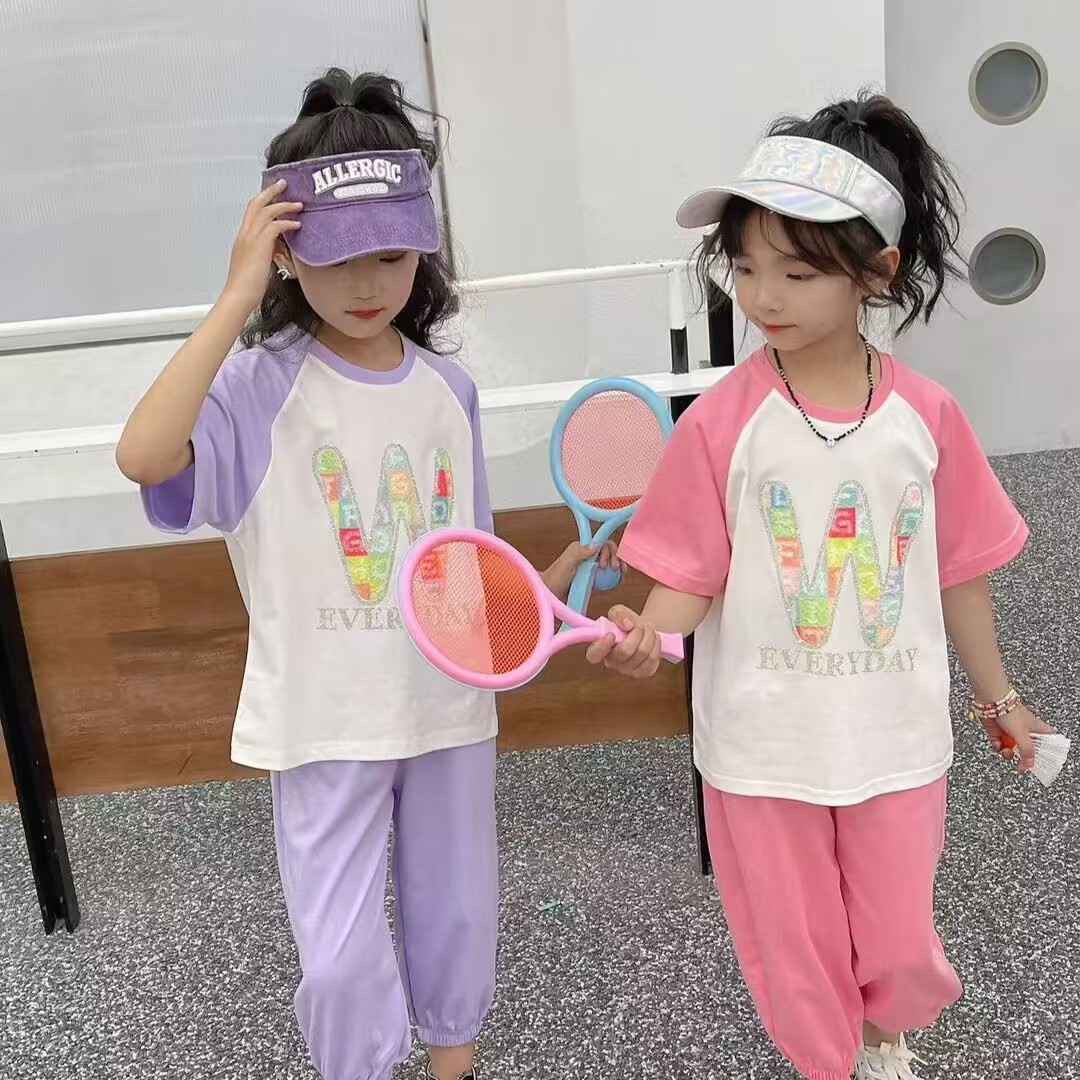 【新疆包邮】2.夏季新款断码扣号套装短袖