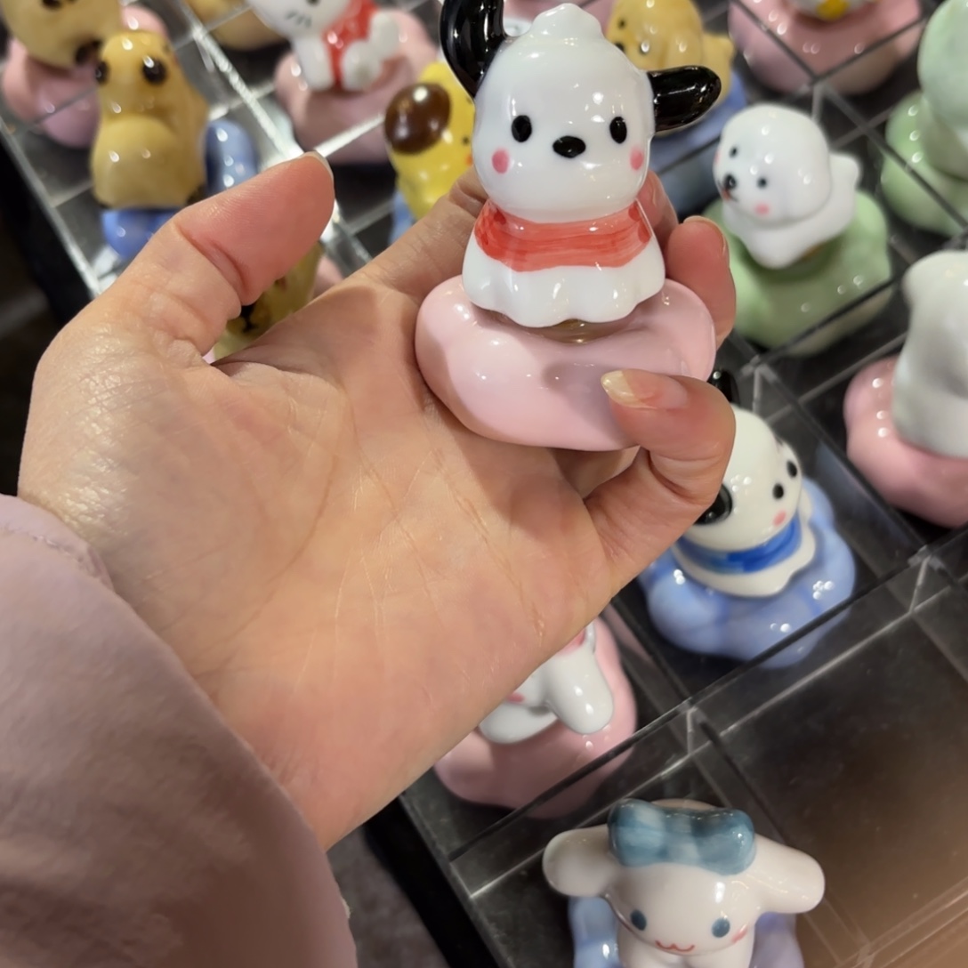 摆件陶景德镇陶瓷转转摆件