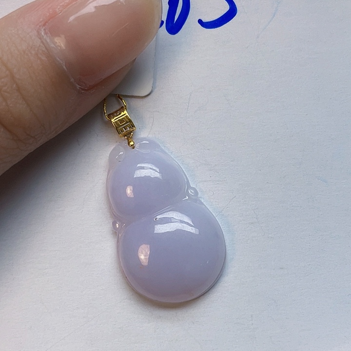 翡翠颈饰18K金镶嵌0000000