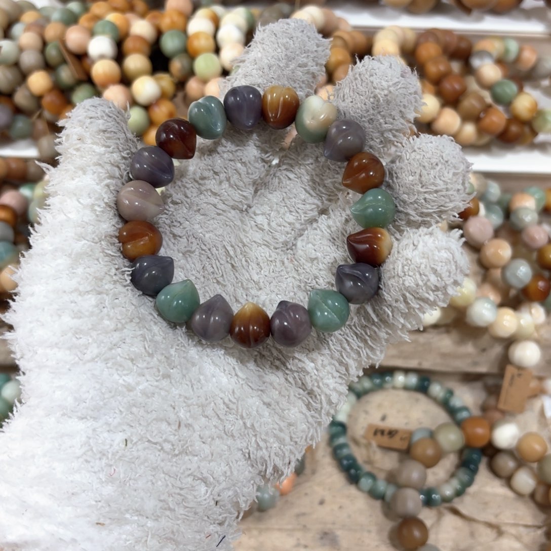 菩提根/象牙果吊坠桃子9卡13