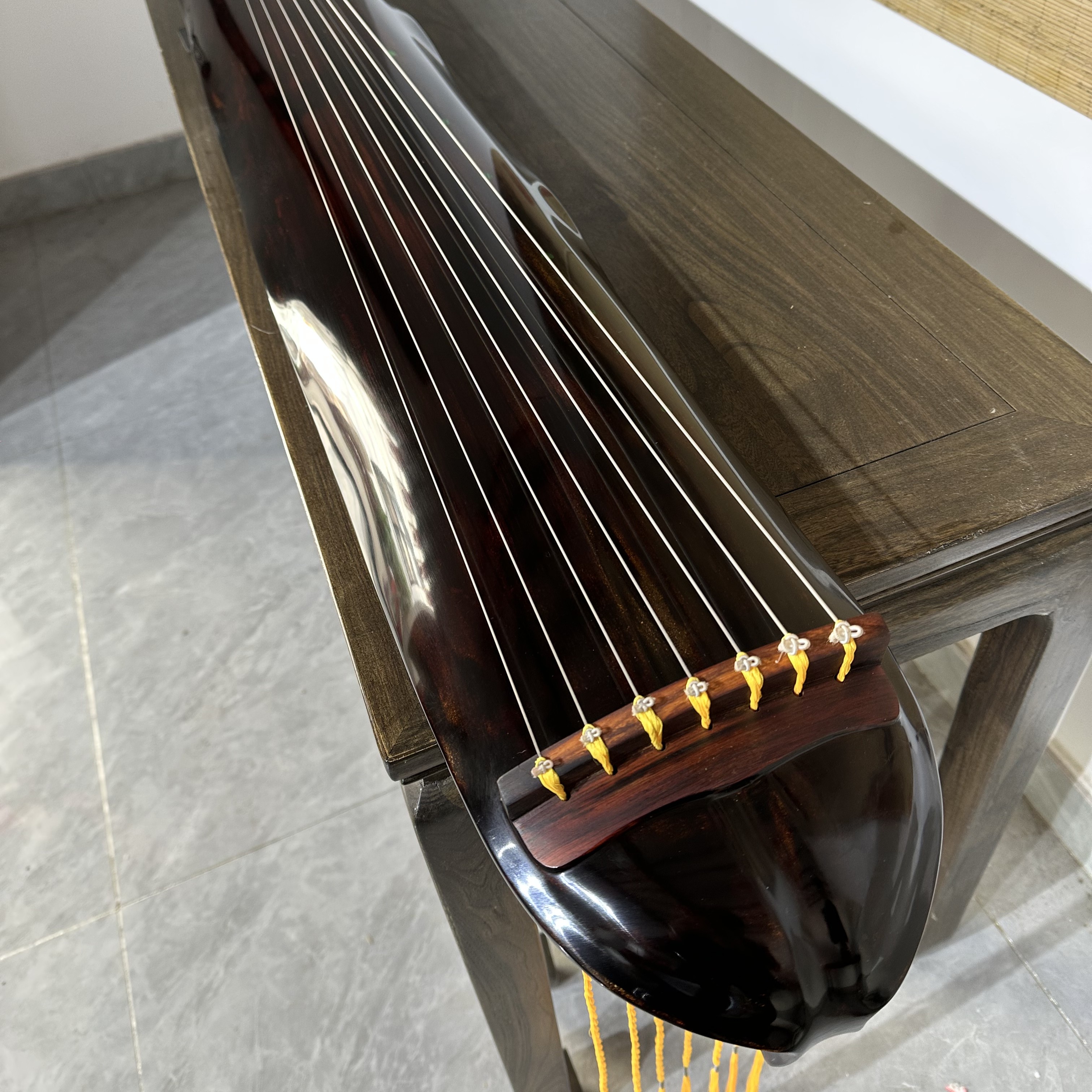 YI MING/艺铭一铭老师精斫老青桐木蕉叶纯生漆鹿角霜纯手工古琴