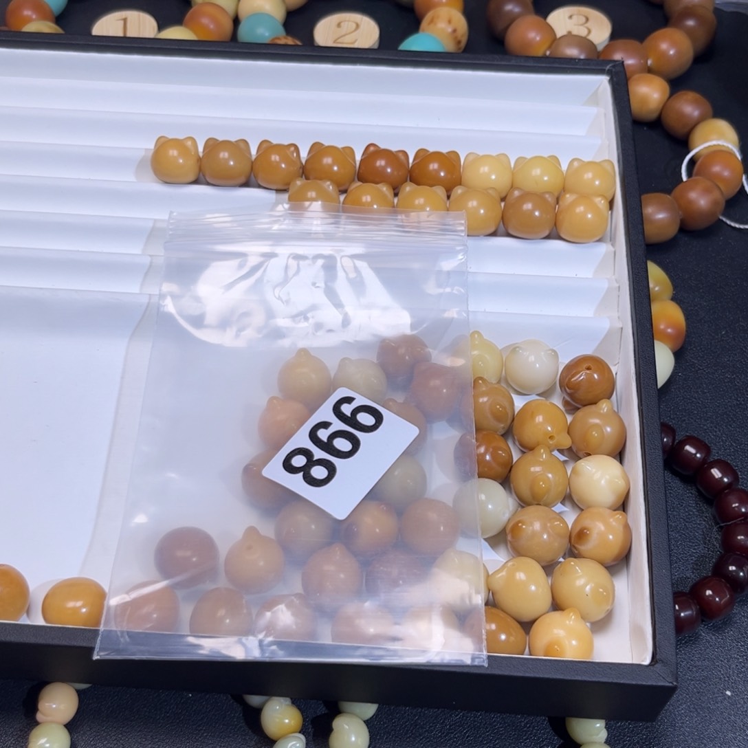 菩提根/象牙果吊坠月****睡866散珠微瑕