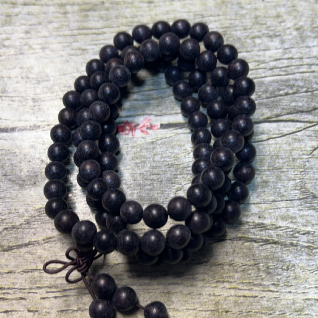 8 福来精选文玩沉香木作手串8mm