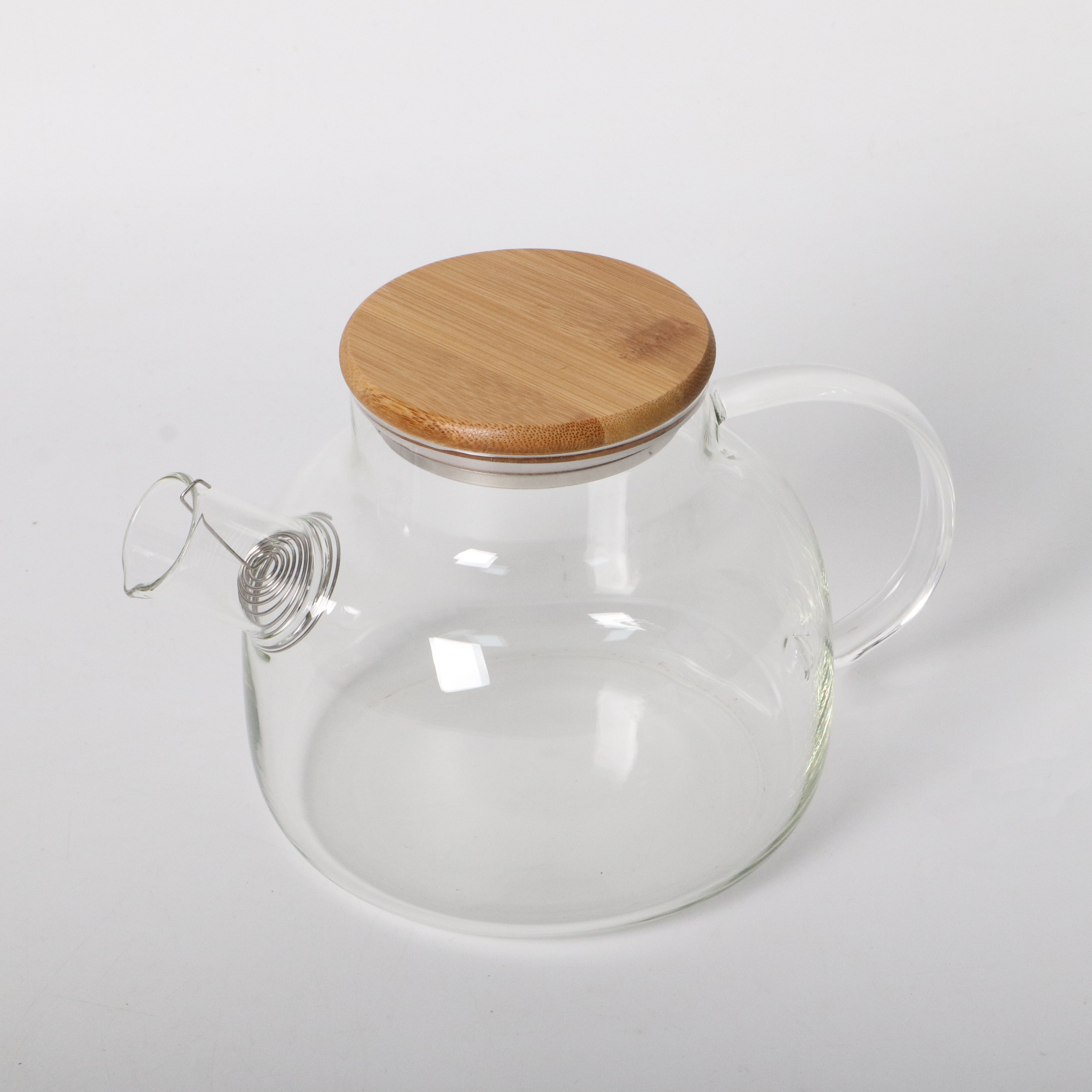 【小尹广东收茶】家用便携竹盖煮茶壶1000ml*1个Z-A0