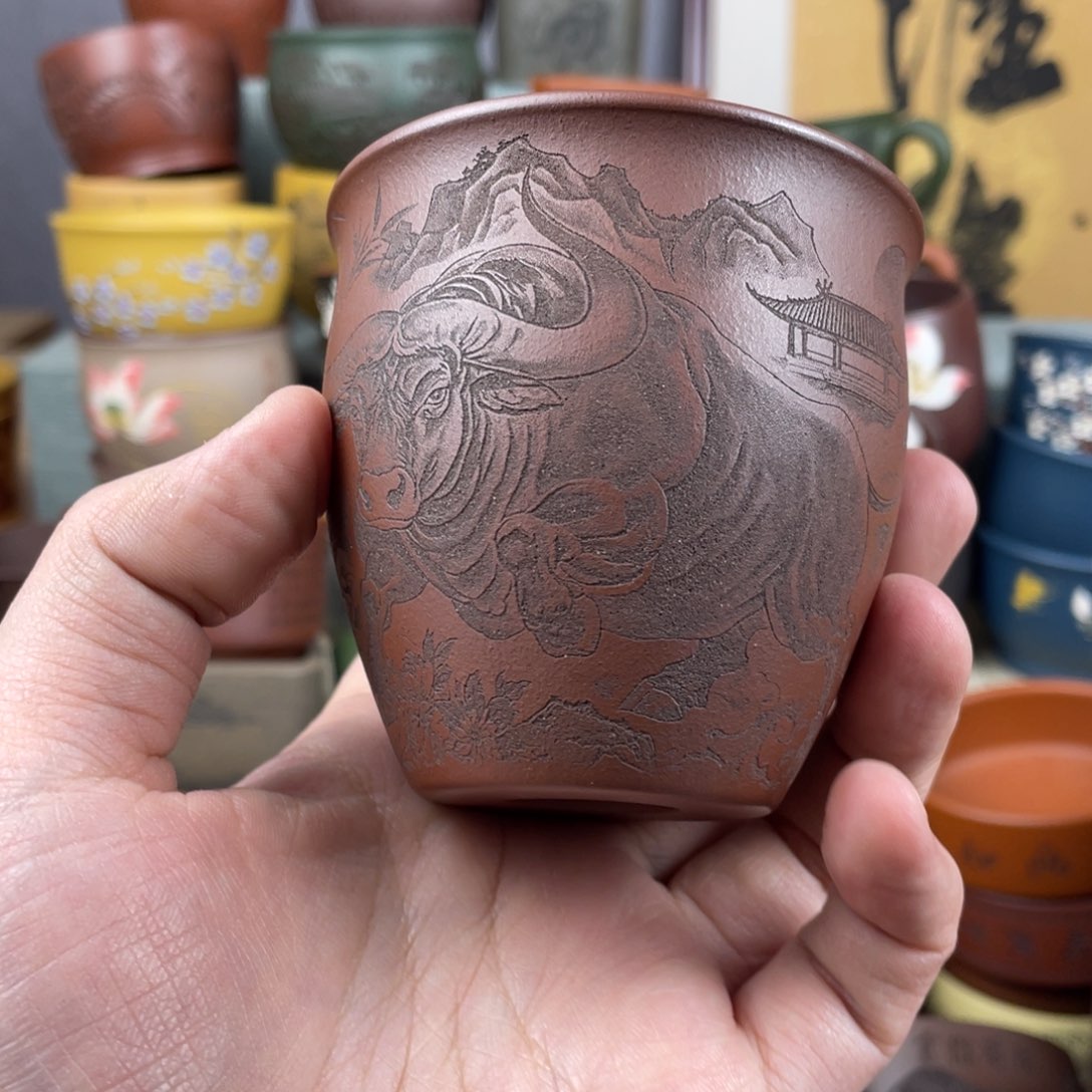 紫砂茶杯紫砂茶杯