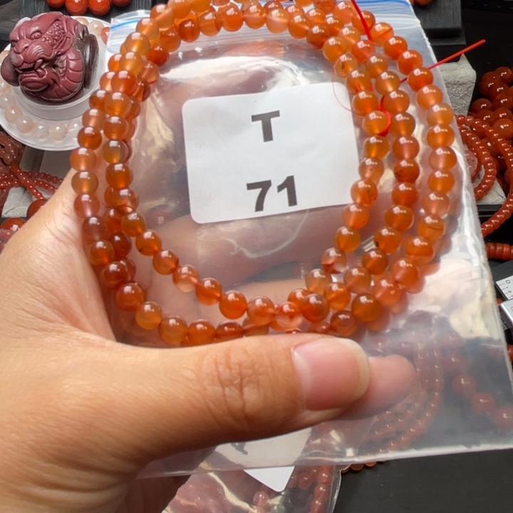 南红玛瑙未镶嵌多样性发货默认微瑕称重5mm