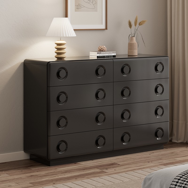 卧室五斗柜意式极简客厅靠墙八斗柜卧室置物柜储物柜高级感