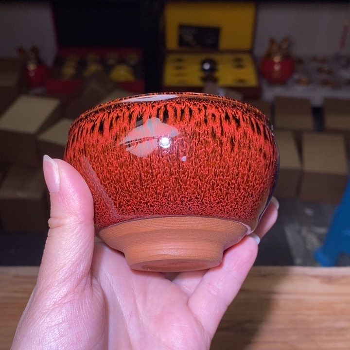 茶盏不带礼盒，建盏主人杯