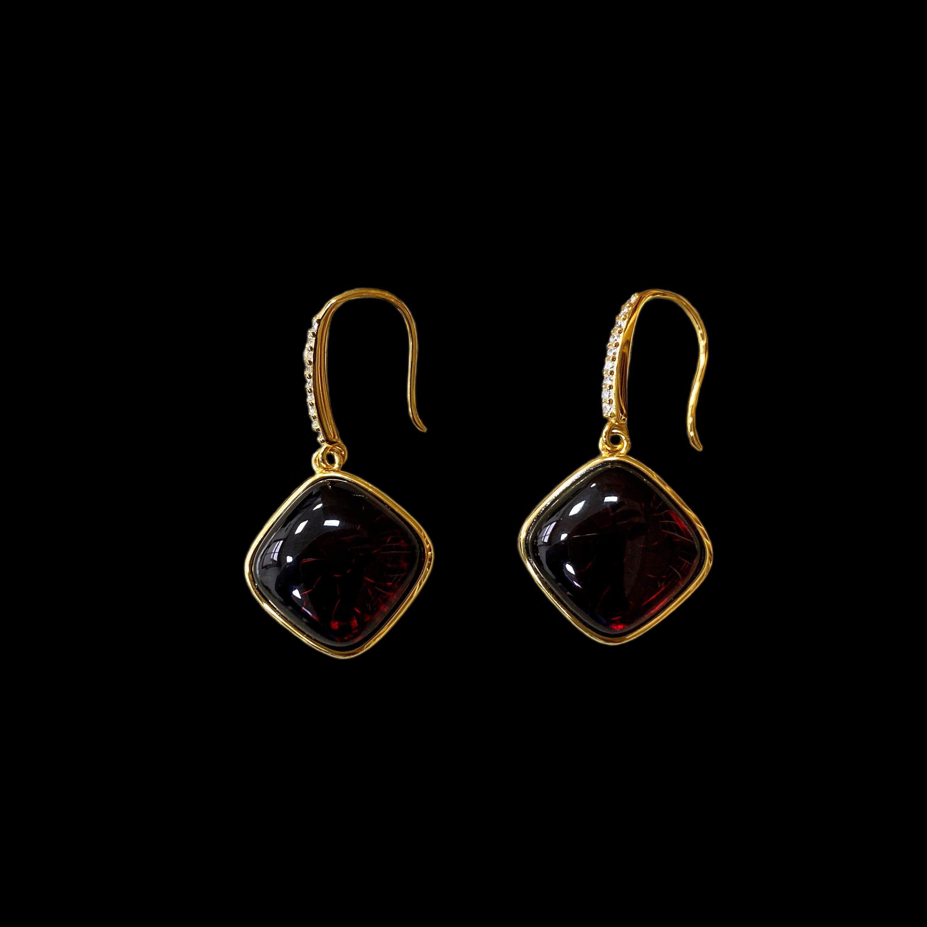 N0194血珀耳坠孤品