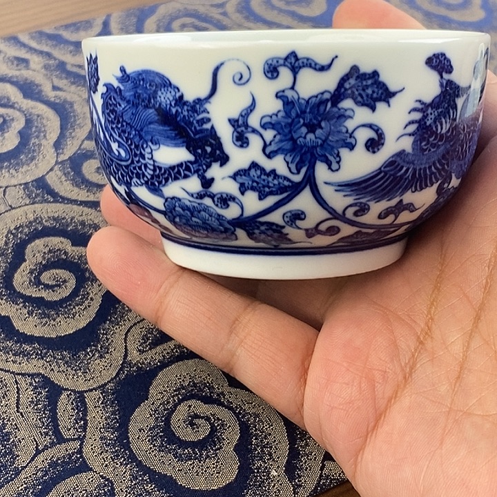 盖碗景德镇陶瓷杯子