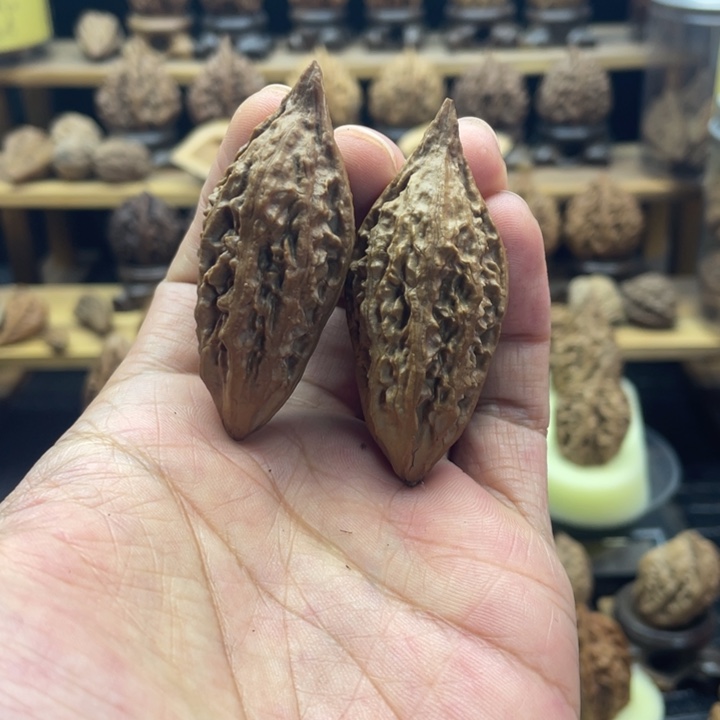 吊坠文玩核桃东北柳叶7