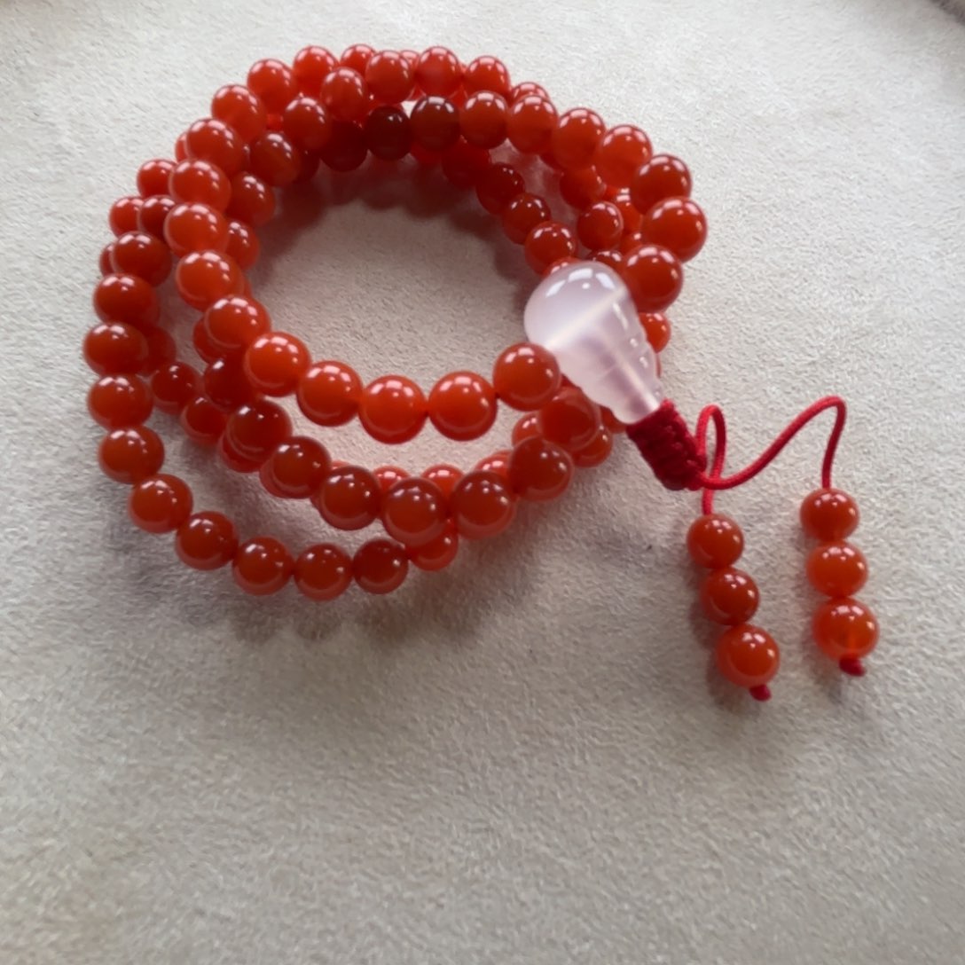 南红玛瑙7➕多圈未镶嵌会***胖