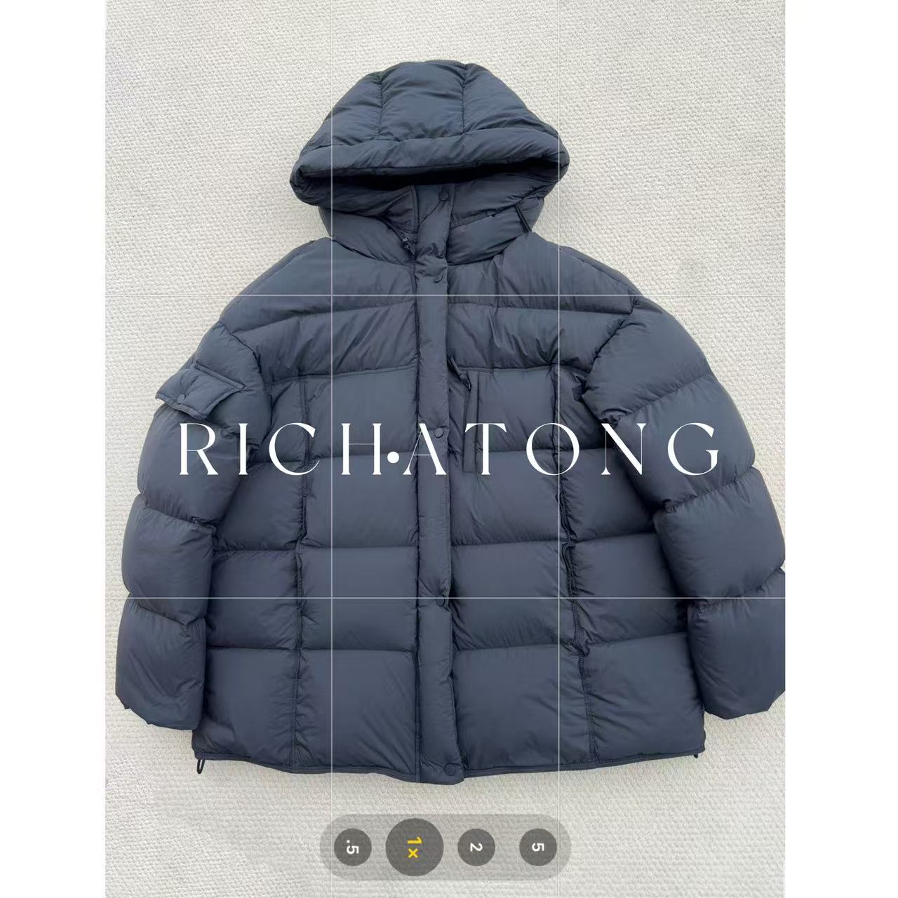 RICH ATONG.-【奢暖体验】-设计师款系列款90白鸭绒羽绒服1023-24