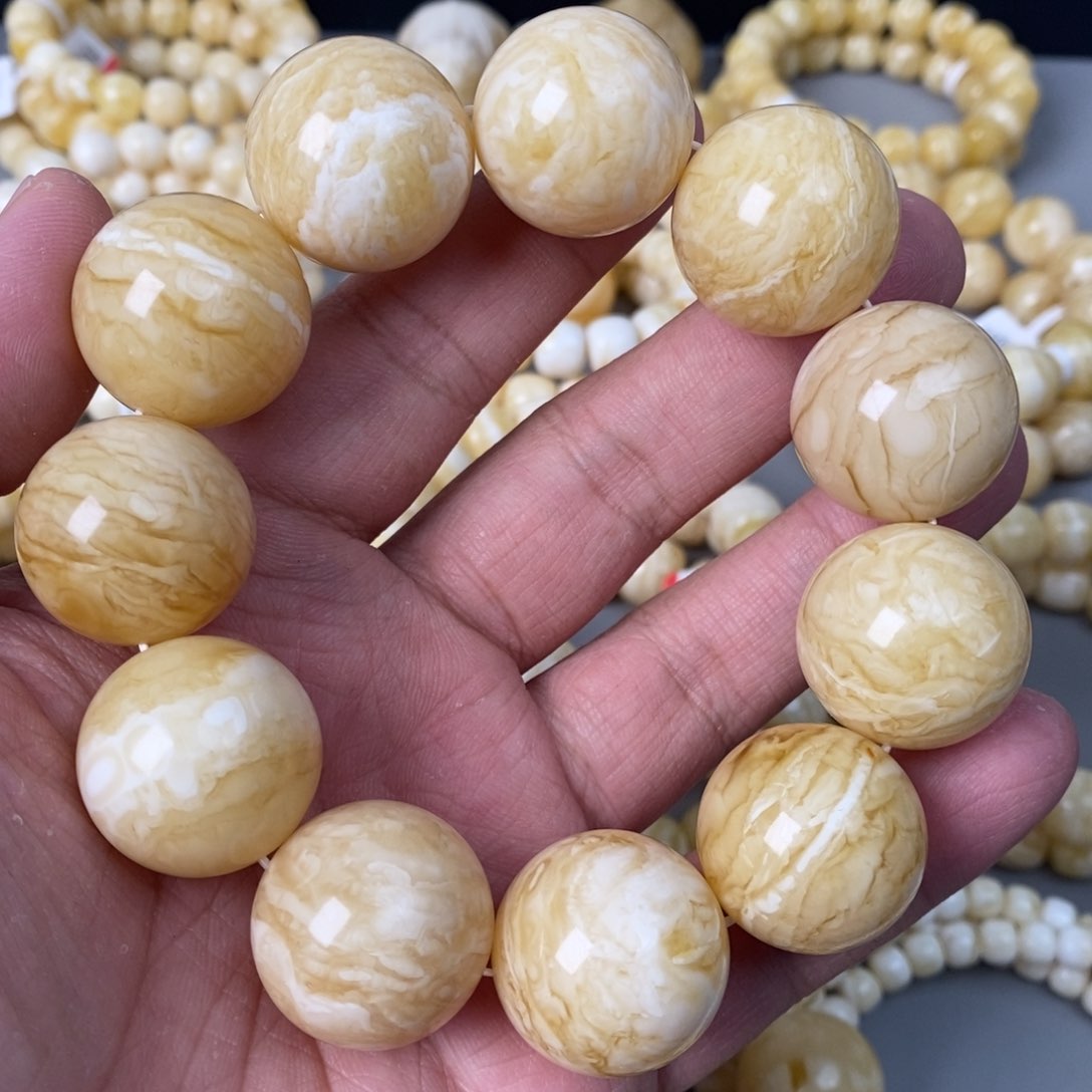 未镶嵌蜜蜡珠宝奇石24mm90g