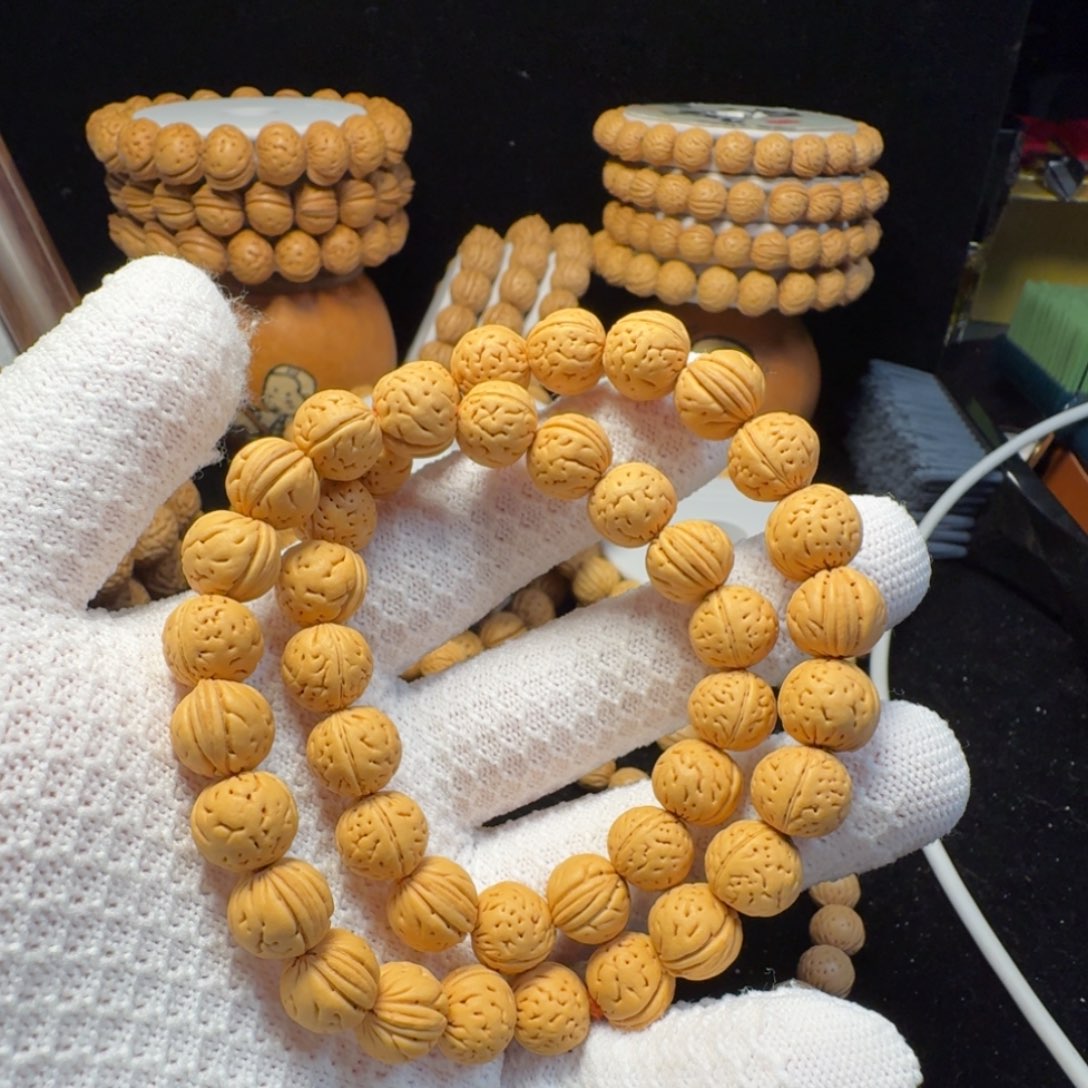 手串桃核11金豆之王大手持