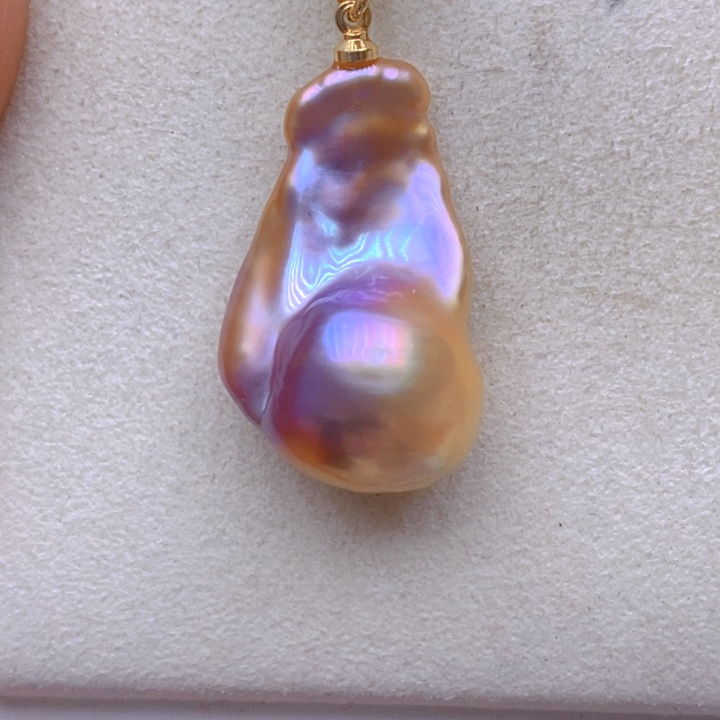 淡水珍珠未镶嵌吊坠(赠链)