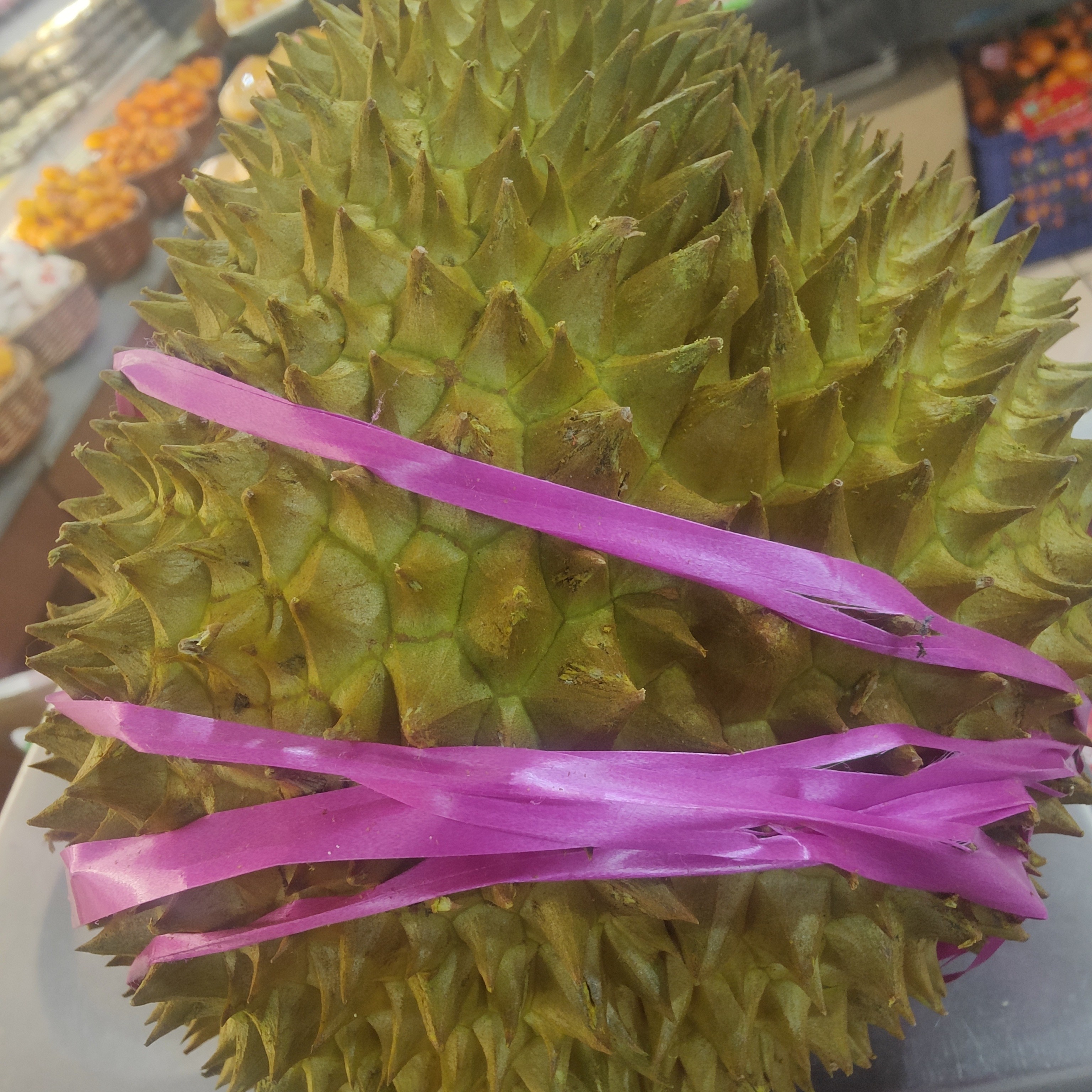 金枕鲜榴莲/一个4~5斤(核小)榴莲同城配金枕泰国